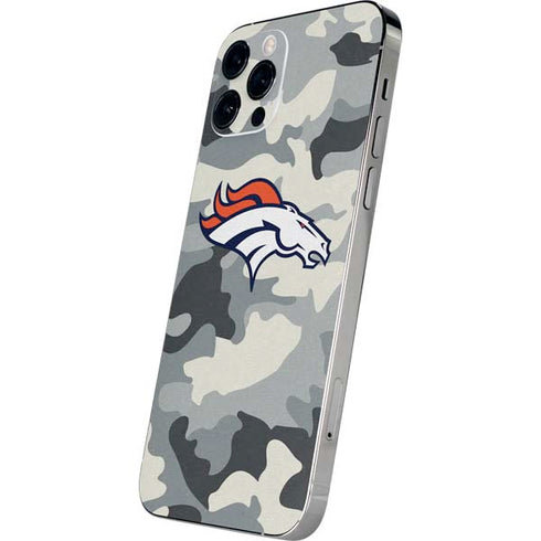 NFL Denver Broncos Camo iPhone 12 Pro Skin